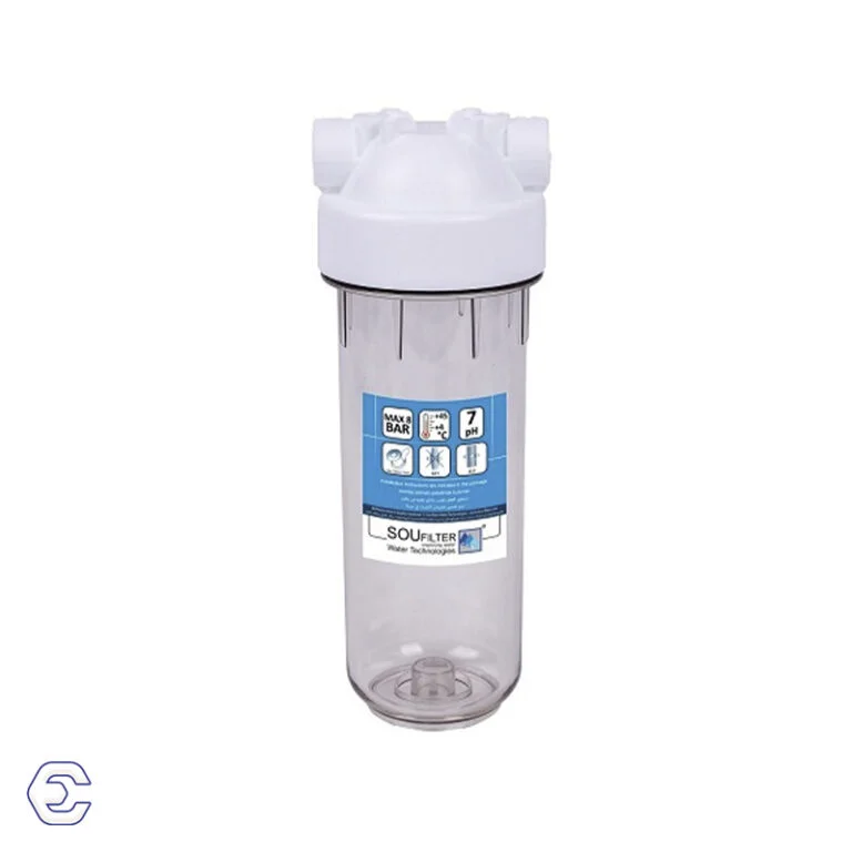 هوزینگ 10 اینچ 1/4 دابل اورینگ طرح ap10 سفید سوفیلتر