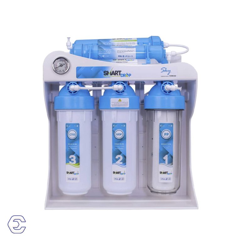 تصفیه آب ۶ مرحله ایی اسمارت دراپ مدل Sky شاسی فایبر