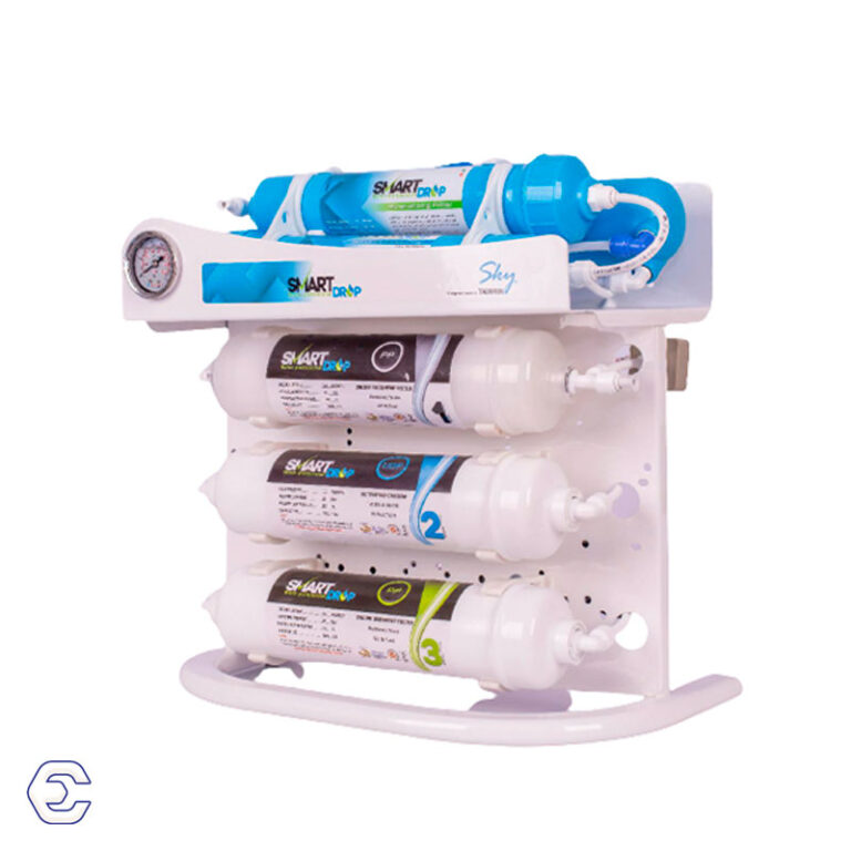 تصفیه آب 6 مرحله ایی اینلاین اسمارت دراپ مدل Sky شاسی فلزی